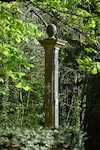 Historic pillory in the listed park of Château d’Attre, Brugelette, Hainaut, Belgium